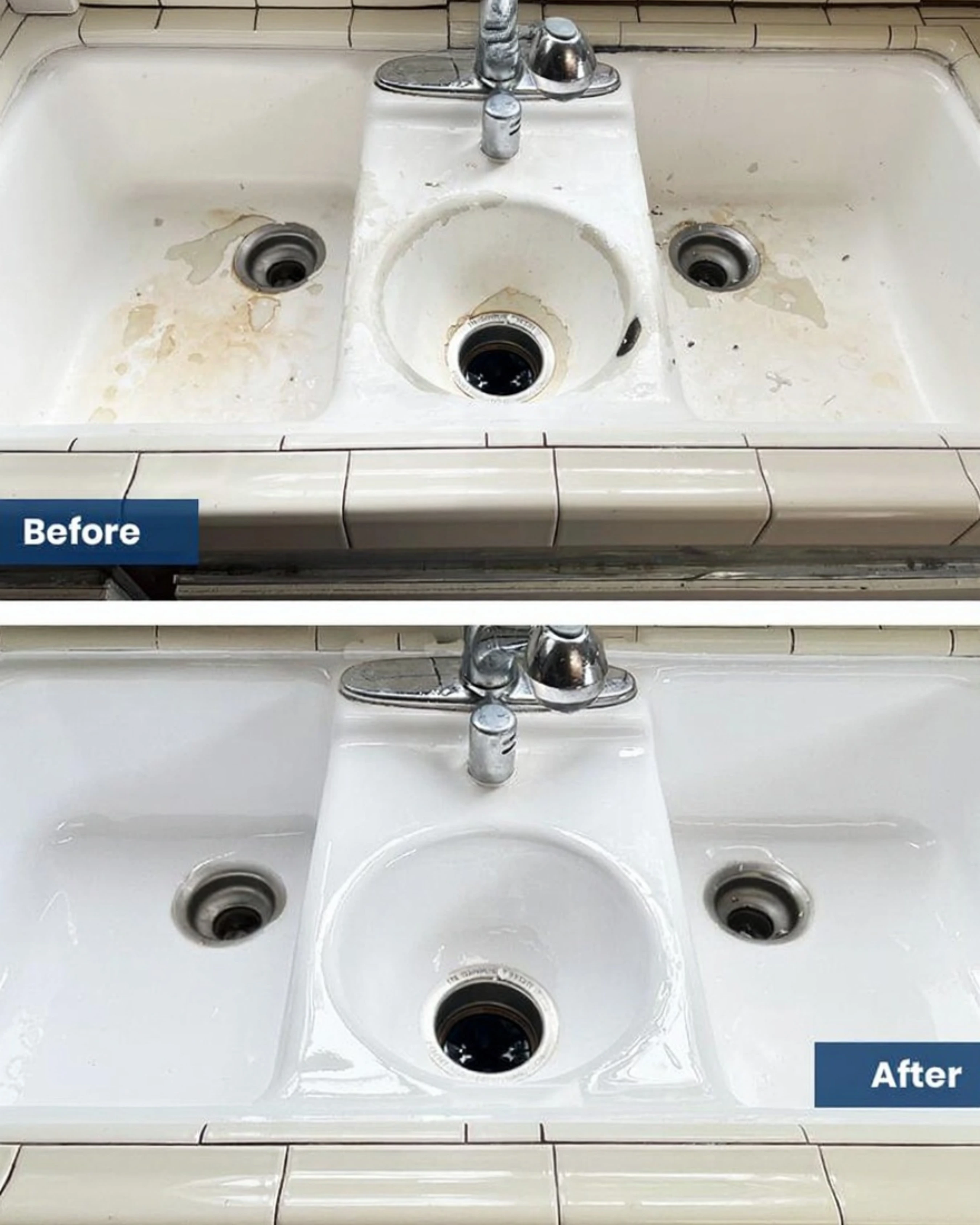 Anaheim reglazing before after
